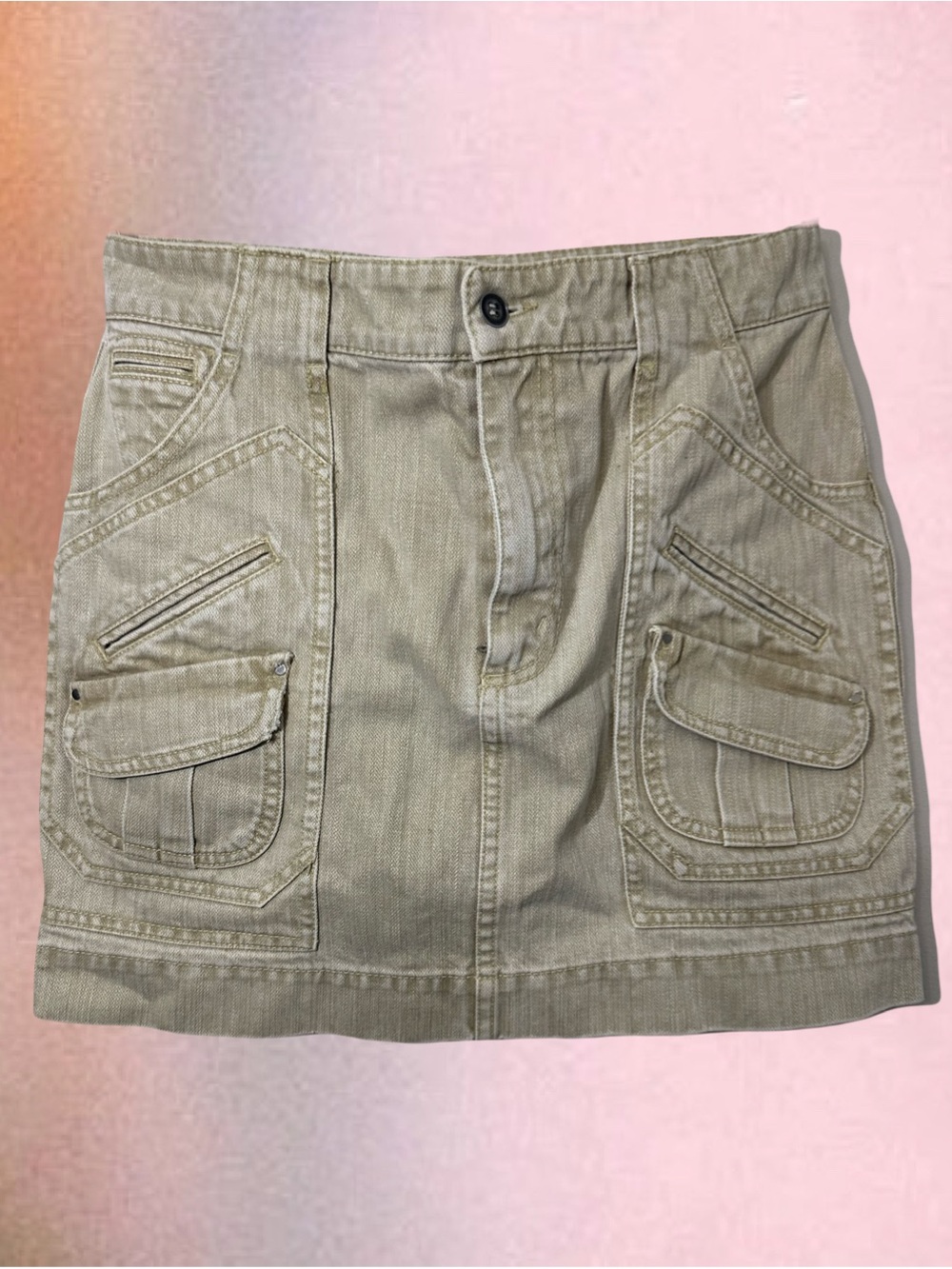 Balenciaga Cargo Mini Skirt — Nicolas Ghesquière Era (Size 38)